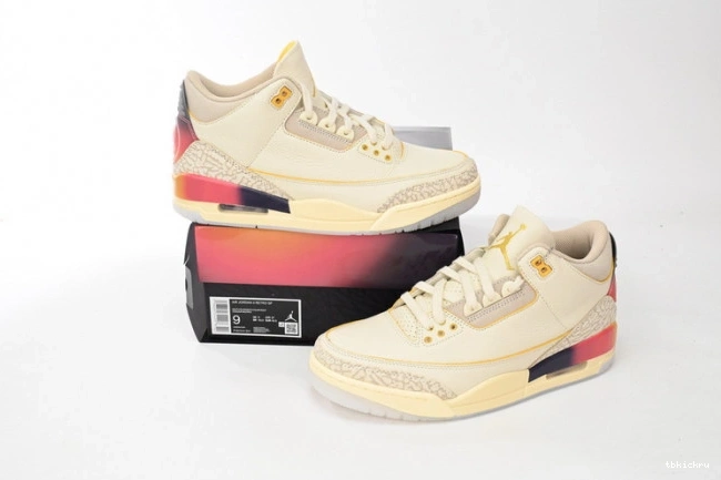Rep TBkick Jordan Medellin x FN0344-901 J 3 Sunset Balvin Air 0717